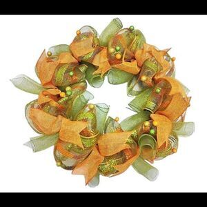 Temp-tations Harvest 20" Ribbon Wreath Fall